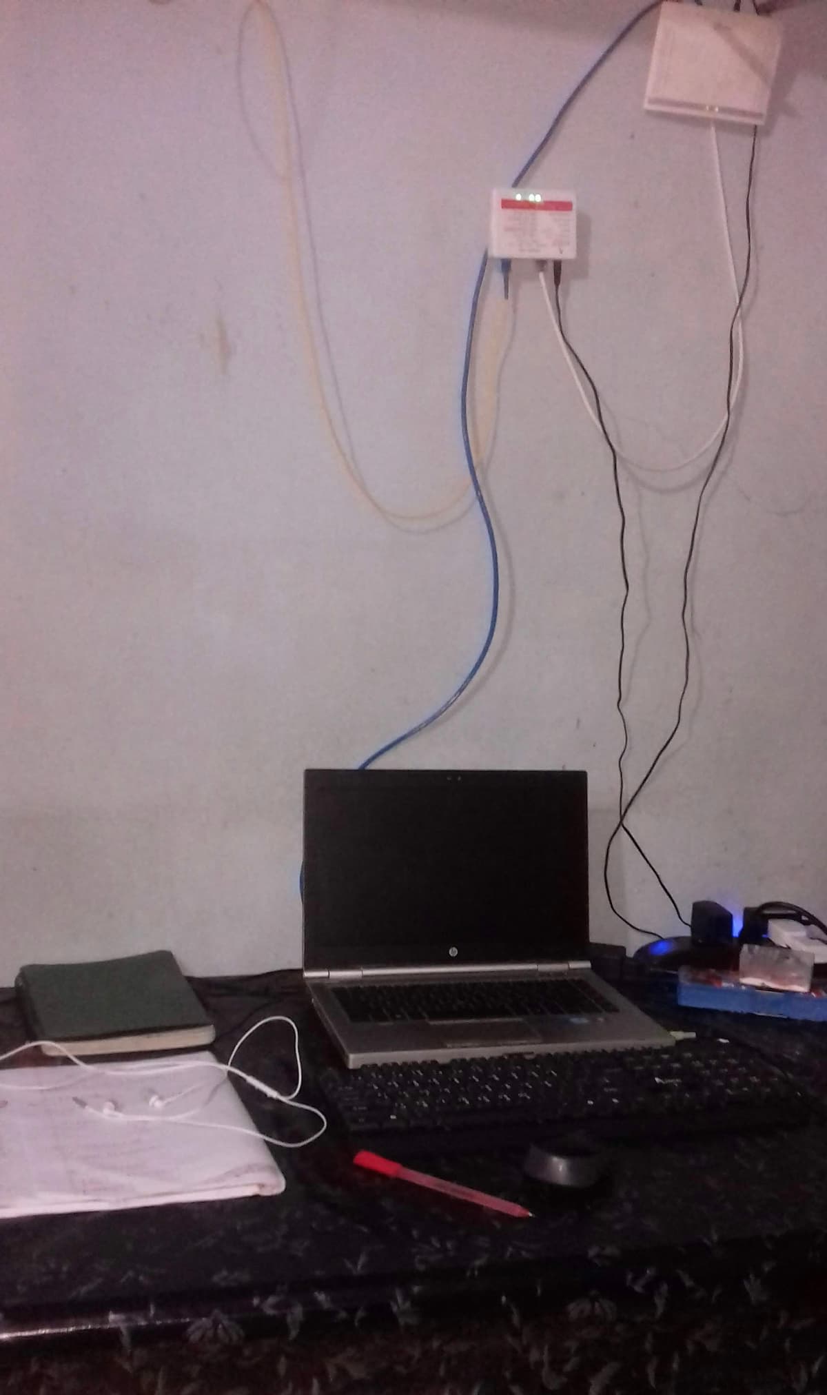 Where it all started — my desk in 2019