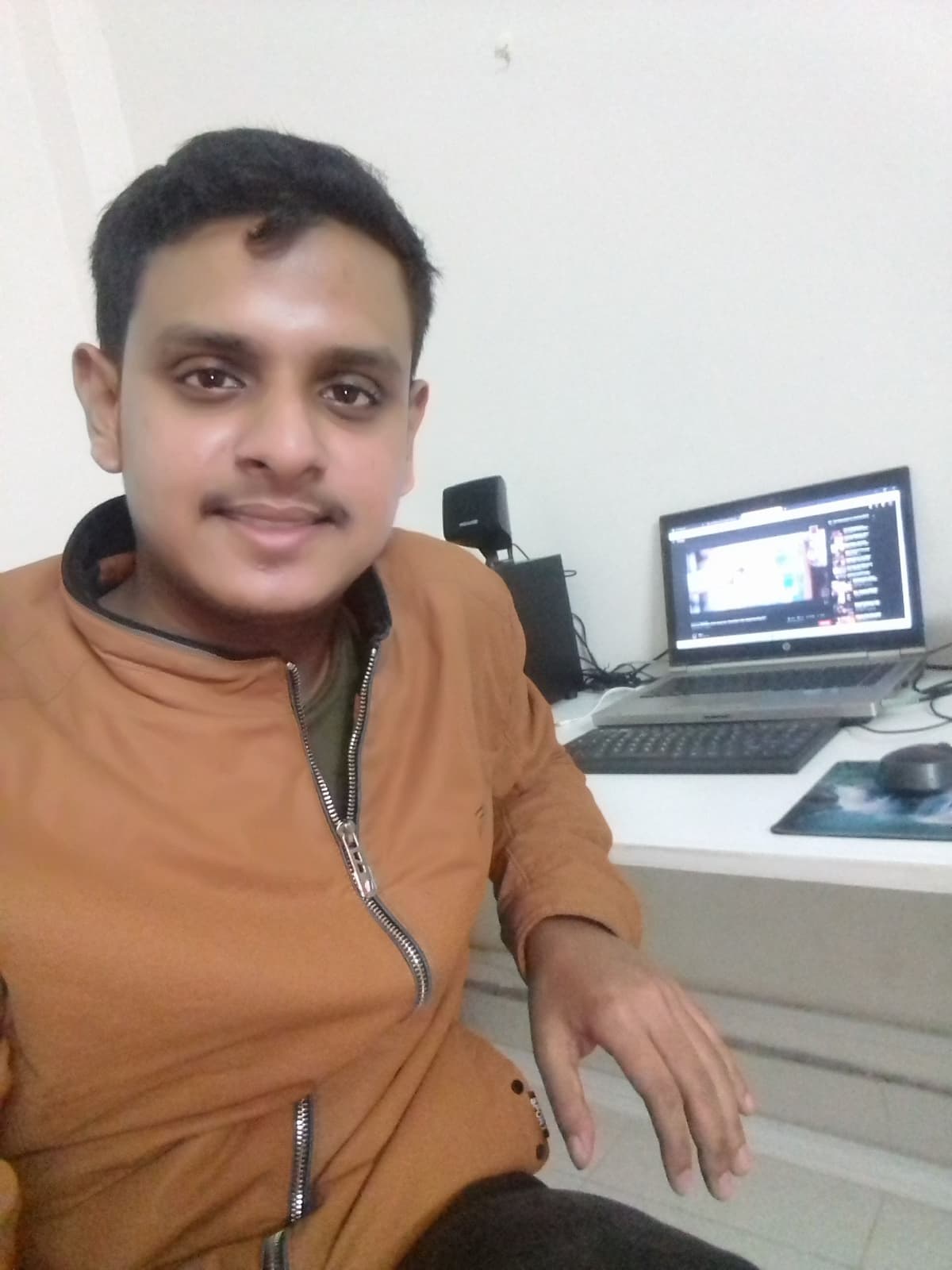 My desk setup in 2020